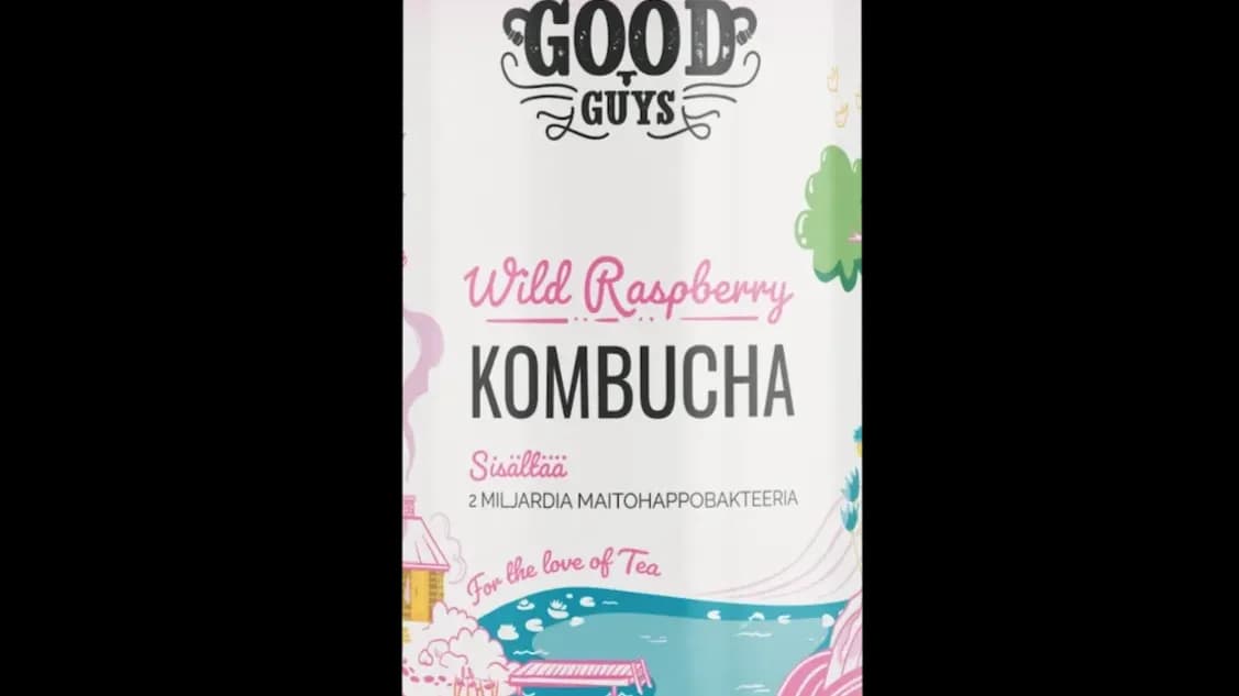 the good guys kombucha vadelma 0,33l
