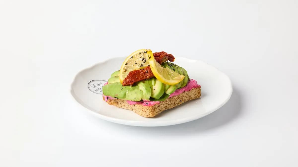 Avokado-hummusleipä (VE)