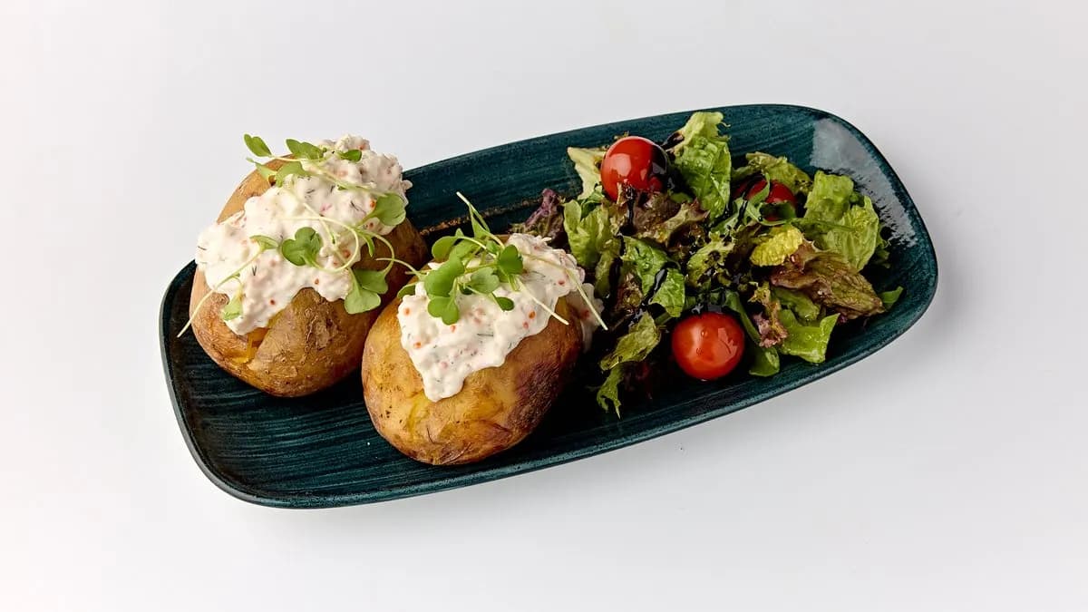 Uuniperuna katkarapuskagenilla