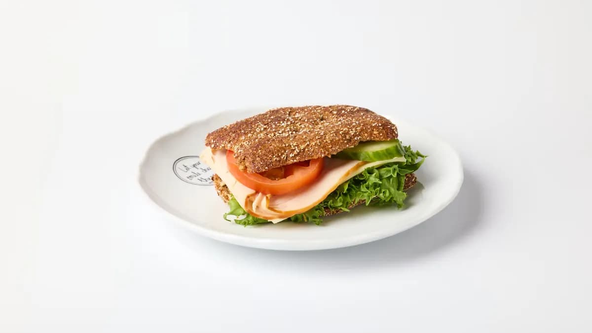 Kalkkuna-juusto ruispala