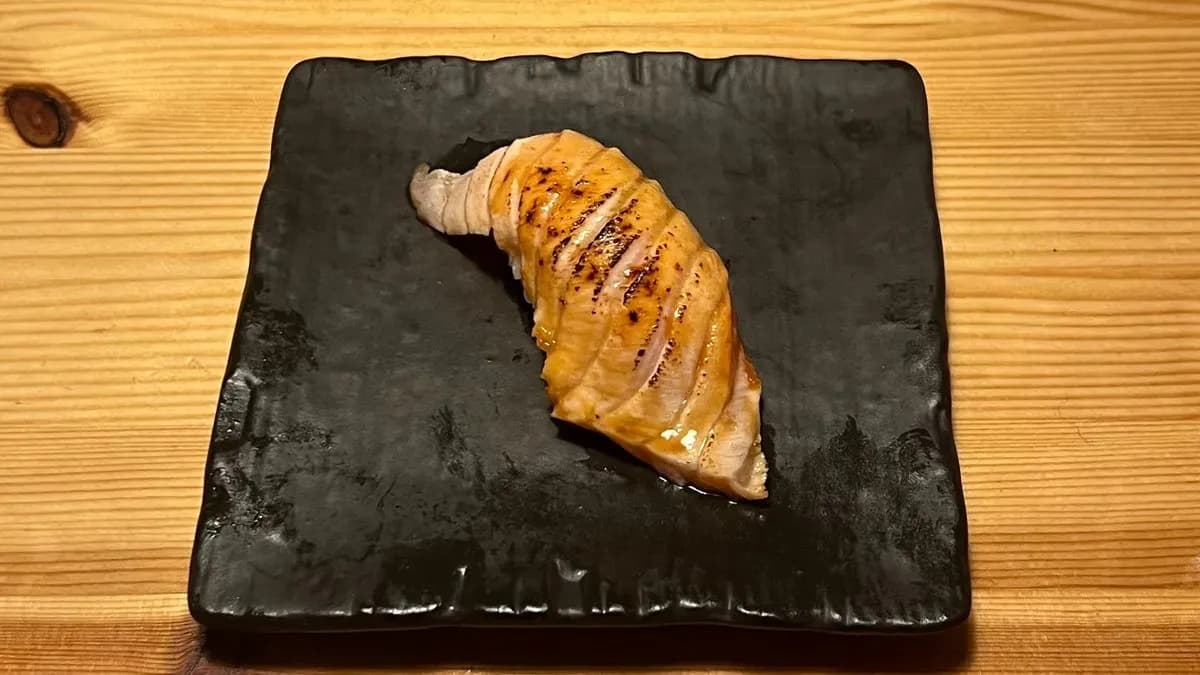 Grilled Salmon Nigiri