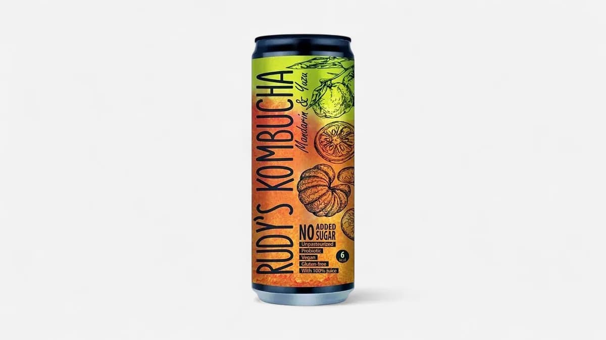 Rudy's kombucha - mandariini & yuzu