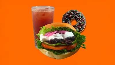 🍴🌿 Greek Salad Bagel Meal 🍅🫒