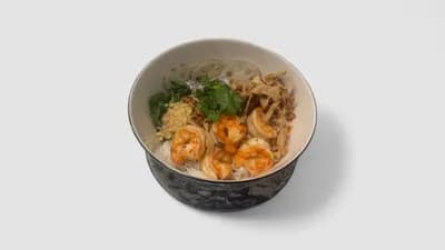 Pork or prawn rice noodle salad
