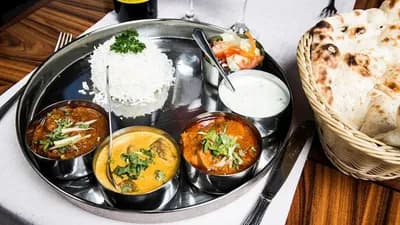 40. Meat thali