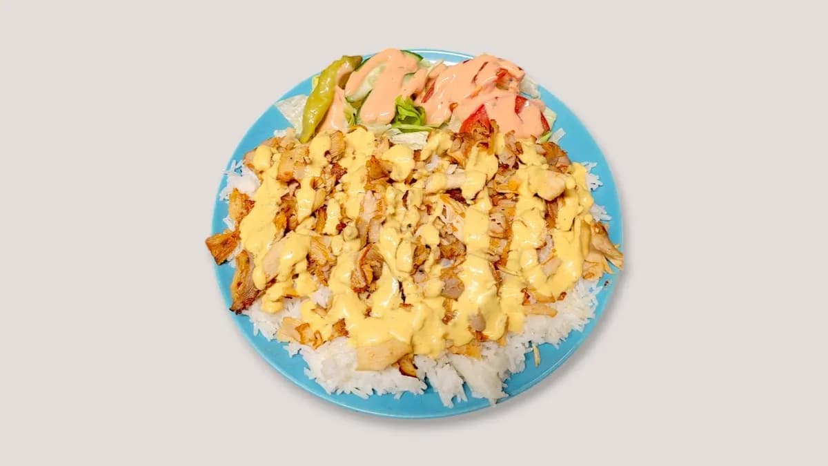 68. Kanakebab riisillä