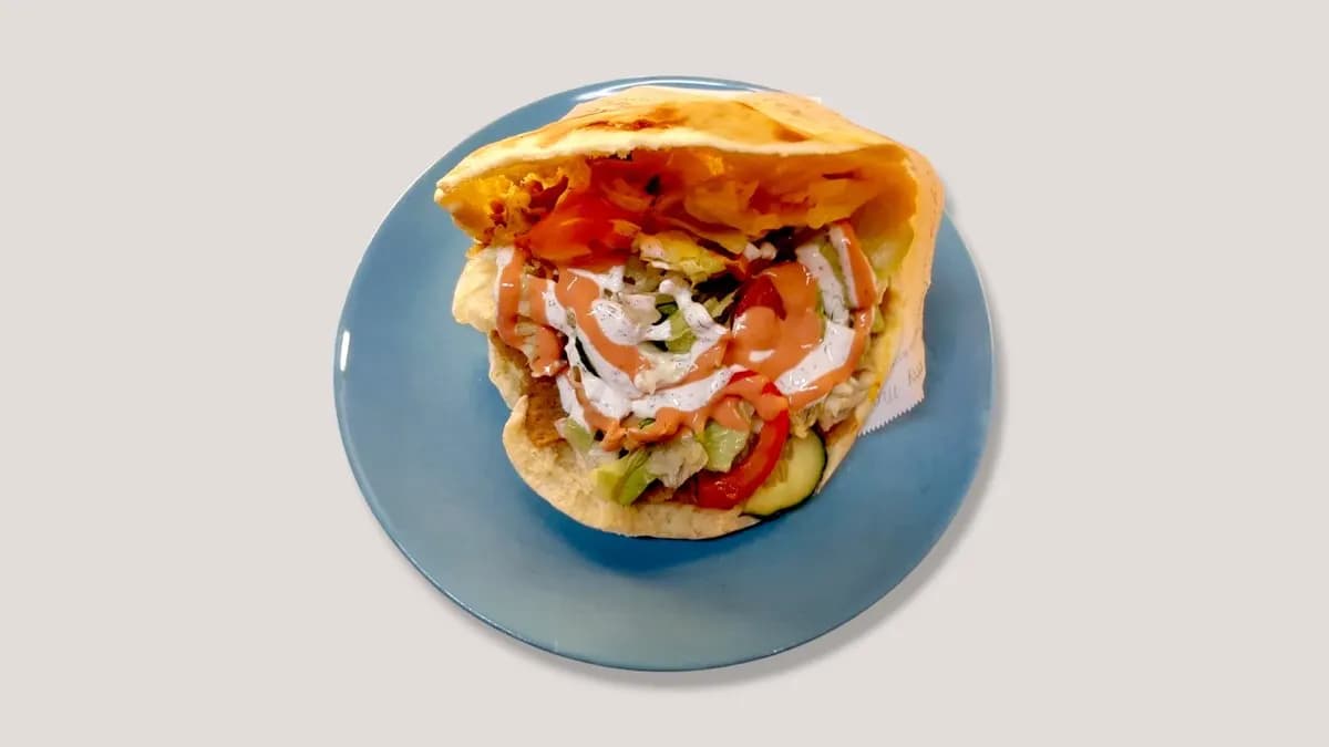 71. Kanakebab Pitaleivällä