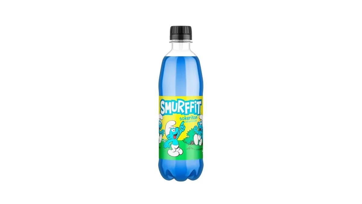 Smurffit Päärynälimonadi Sokeriton 0,5 L
