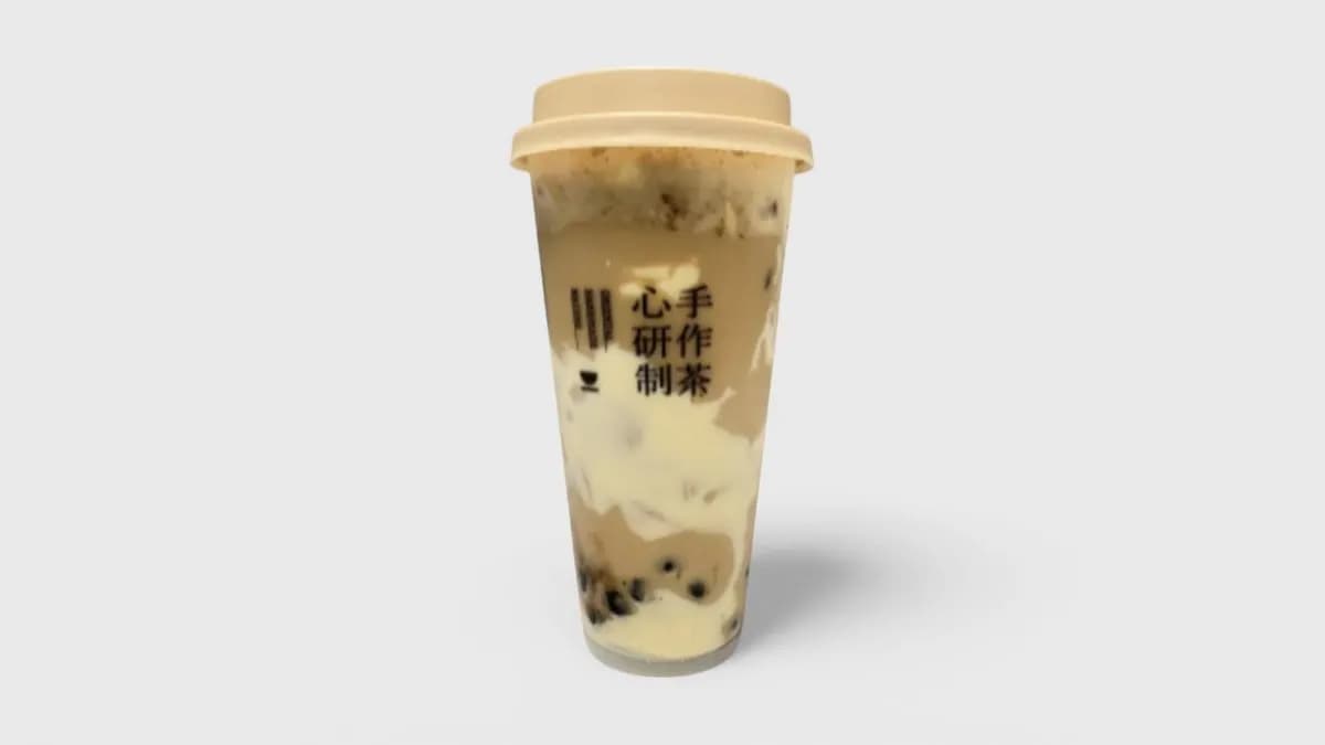 11.Brulee Cream Boba Milk Tea