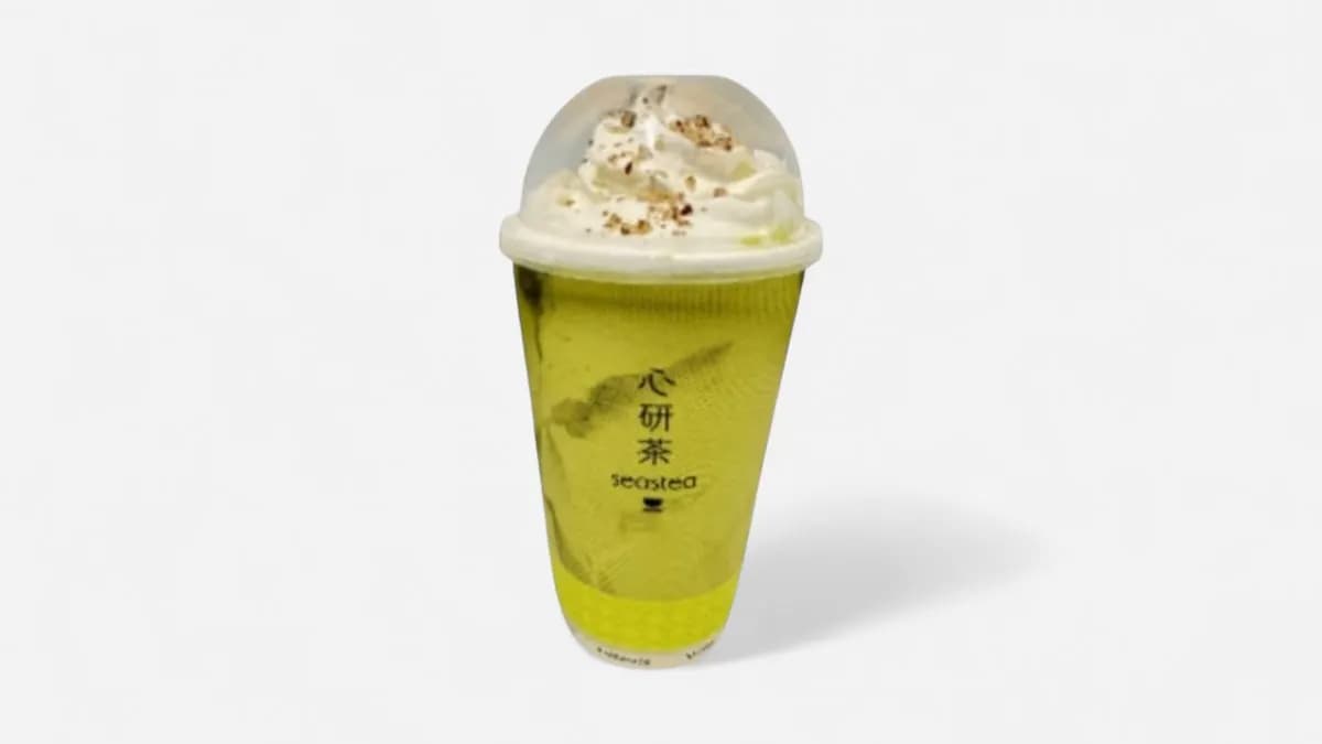 34.Matcha fresh oat milk tea