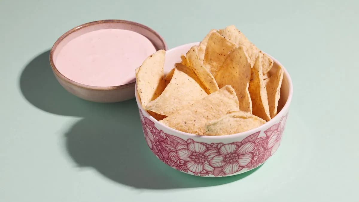 Nachos and Habanero Creme Fraiche