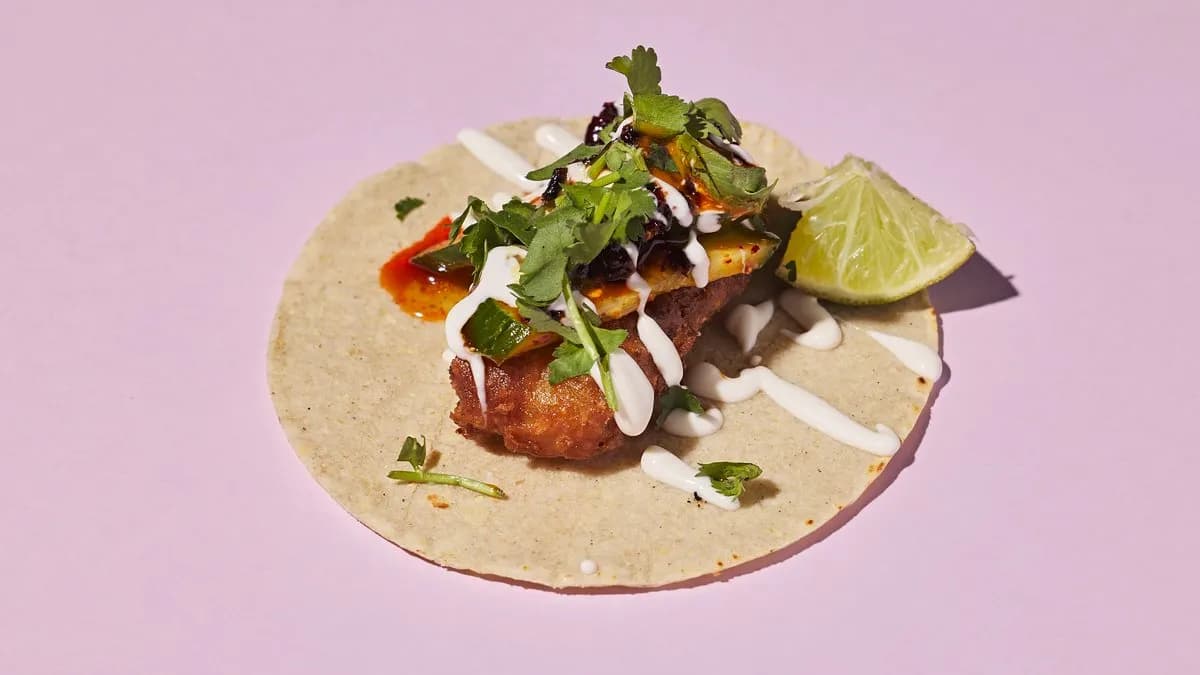 Korean Style Fish Taco