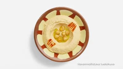 Hummus plate with fresh thyme bread (V)