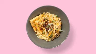 Vegan Fresh Ramen with Tofu & Mushrooms