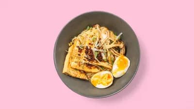 Vege Fresh Ramen with Tofu & Mushrooms