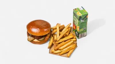 Junior Burger Halloumi Meal