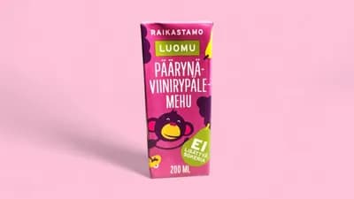 RAIKASTAMO Päärynä-viinirypäle mehu LUOMU