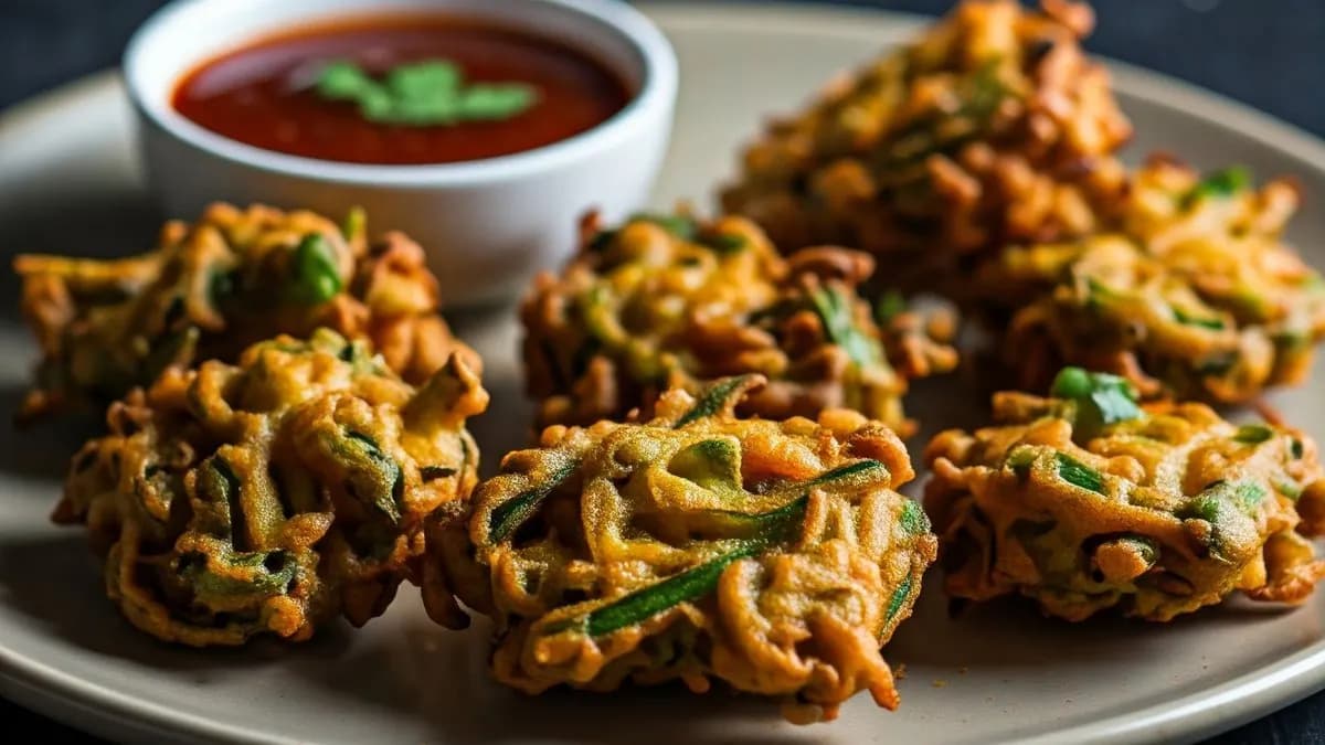 5. Vegetable pakora (G,L,V,P)