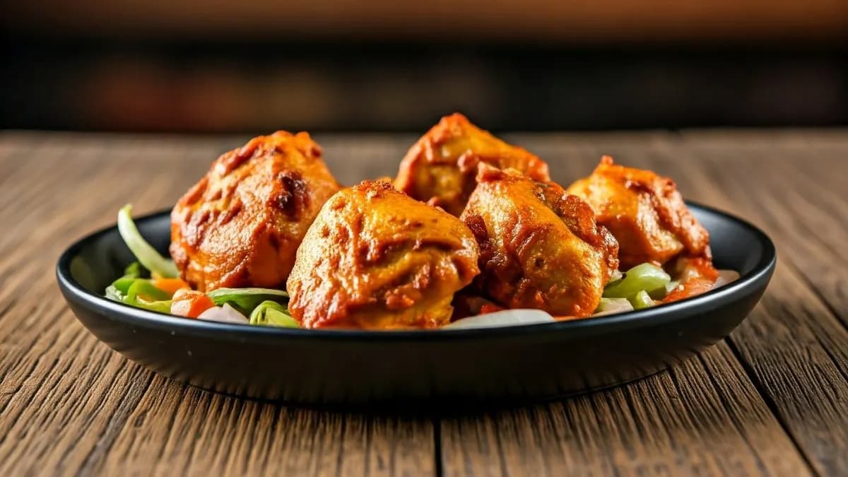 9. Tandoori chicken (L,G,P)