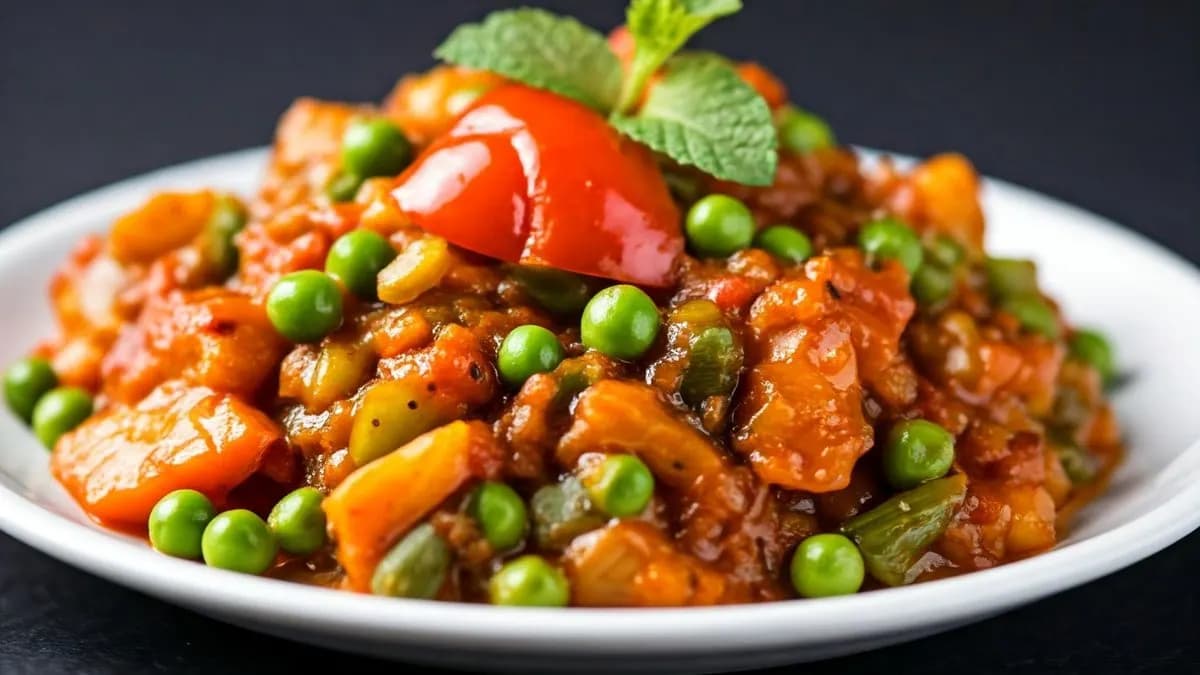 41. Mixed-Vegetable Karahi (G,P) 🌶️