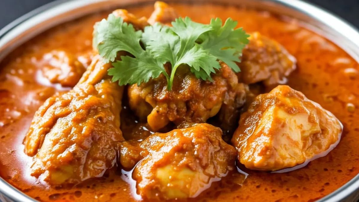 68. Chicken Vindaloo (tandoori) (G,P) 🌶️🌶️🌶️