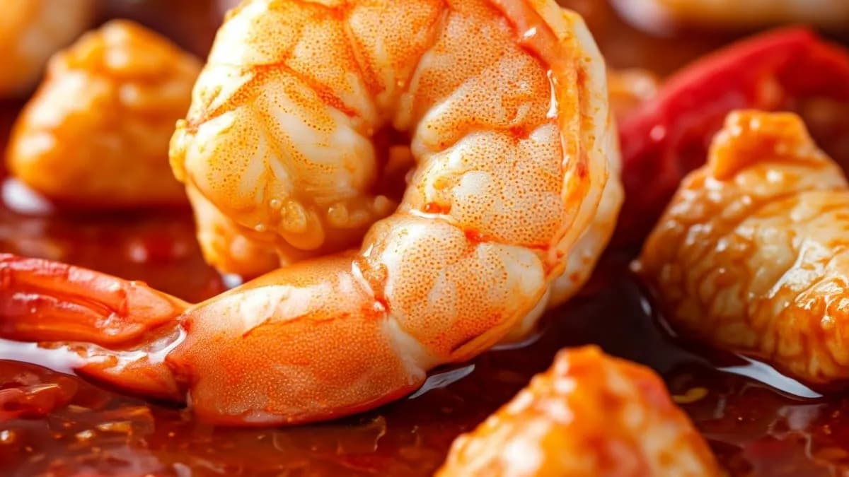 94. King Prawns Chilly (Tandoori) (L,G,P) 🌶🌶