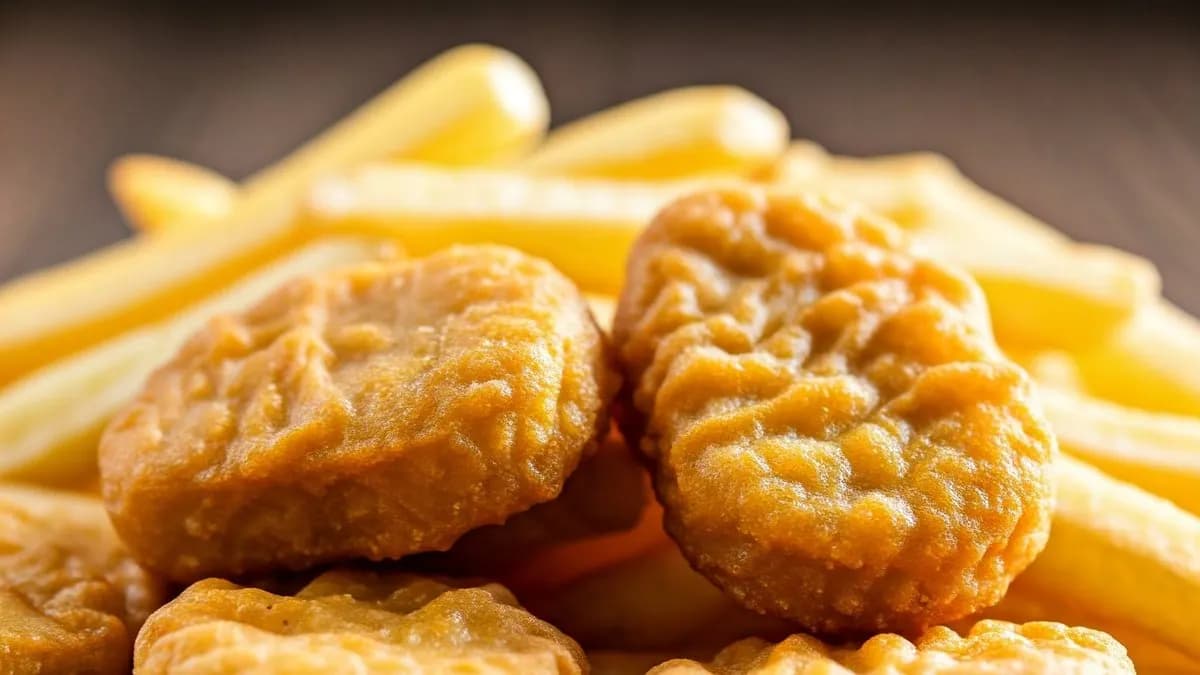 111. Chicken Nugget & Chips (G,P) Lasten