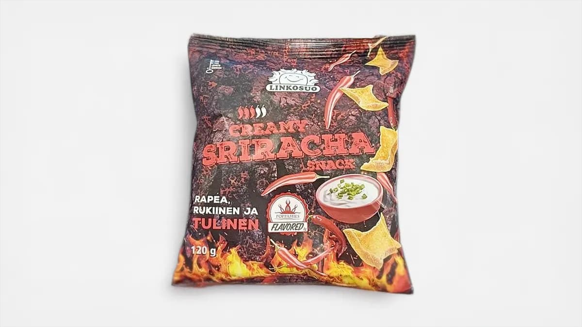 Tulinen ruissipsi creamy sriracha