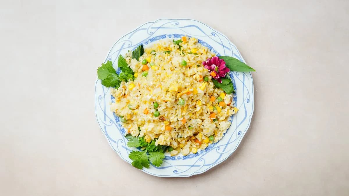 3B. Paistettua riisiä & vihanneksia