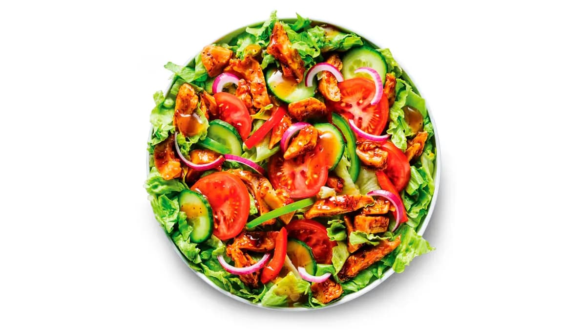 NoChicken Teriyaki (vegaaninen) - Salaatti