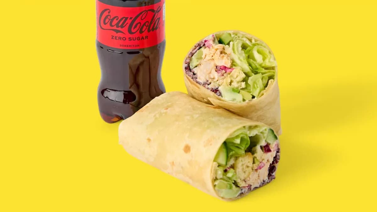 Super Salad Wrap - Chicken Taco + Coca Cola Zero 0,33l