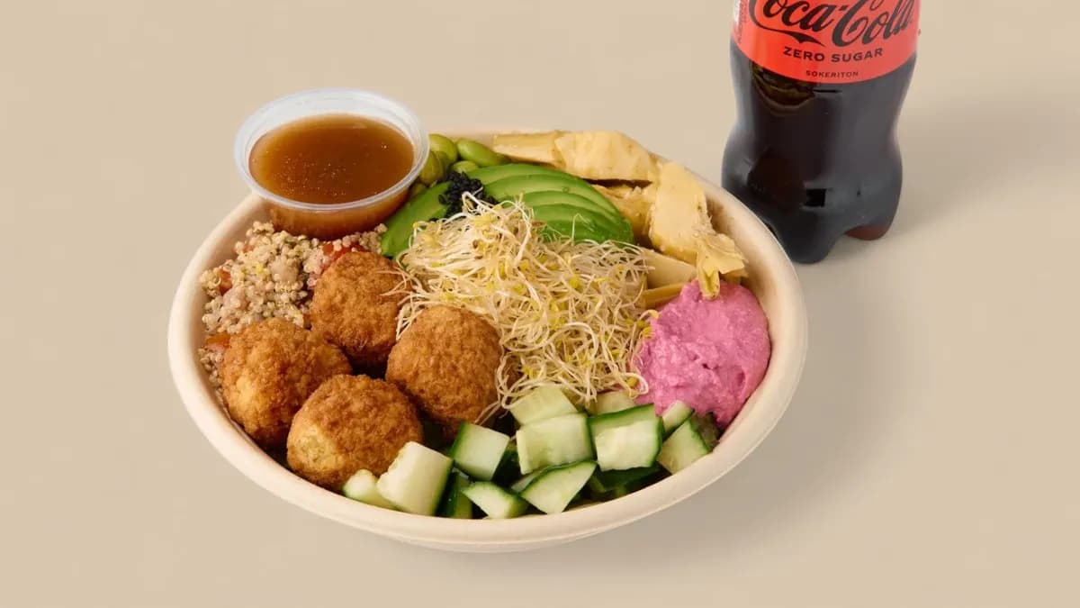 Feeling Falafel + Coca Cola Zero 0,33l