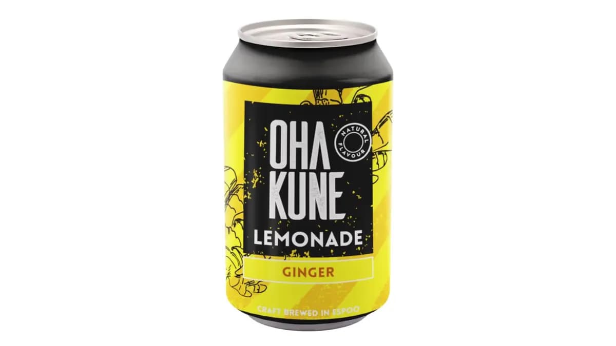 Ohakune Lemonade Ginger virvoitusjuoma 0,33l tlk