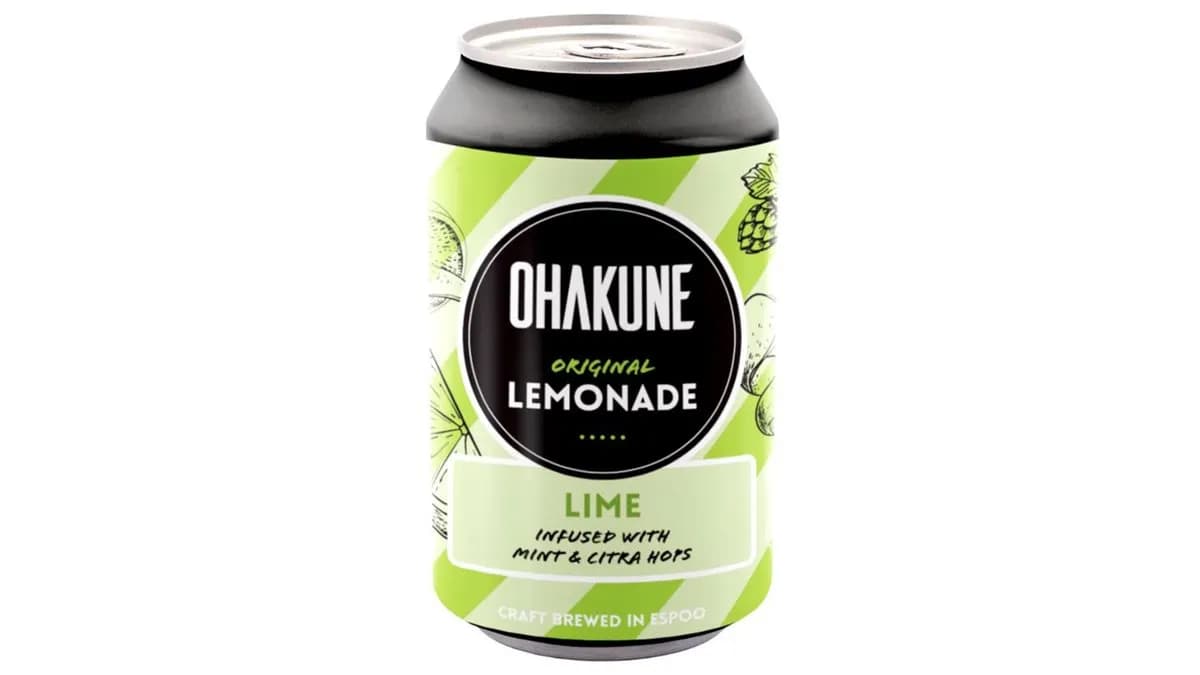 Ohakune Lemonade Lime virvoitusjuoma 0,33l tlk