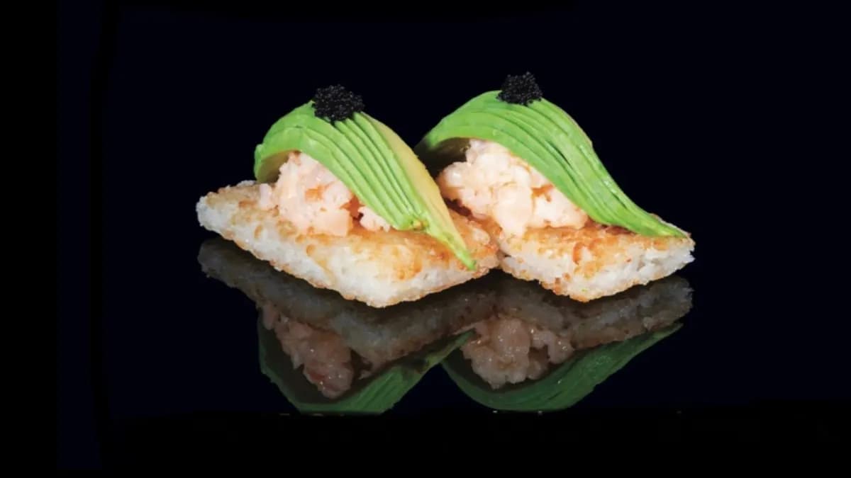 Crispy Nigiri Katkarapusalaatilla 2kpl