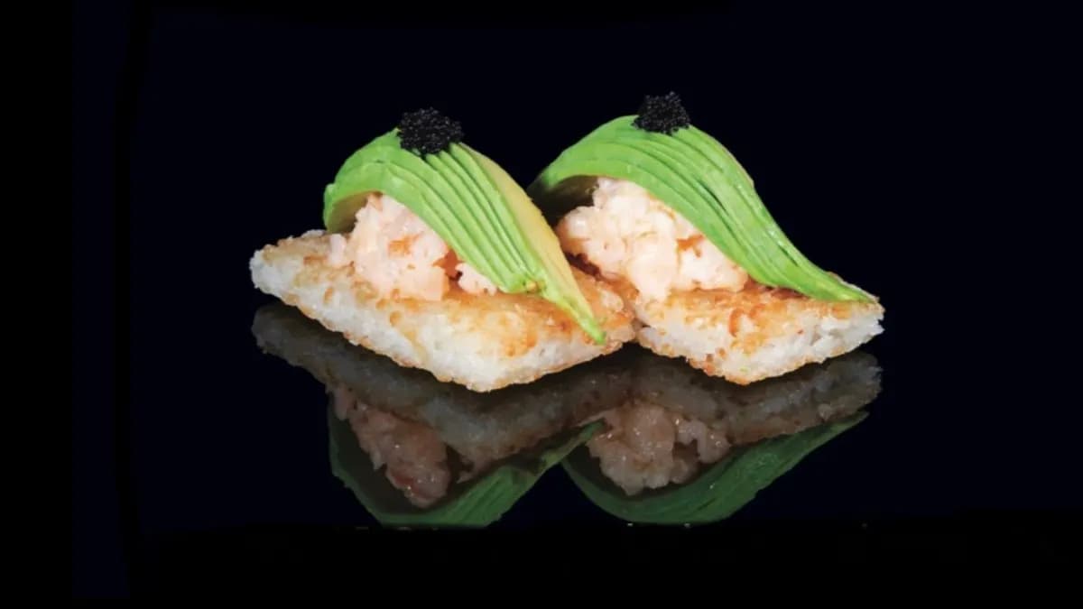 Crispy Nigiri Katkarapusalaatilla 2kpl