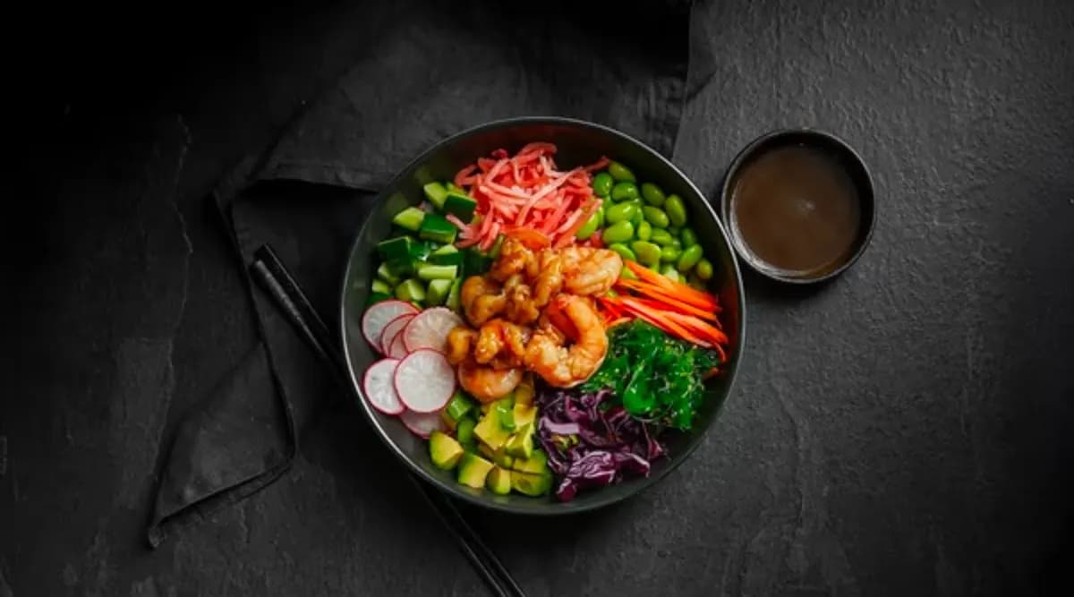 Prawn Poke Bowl