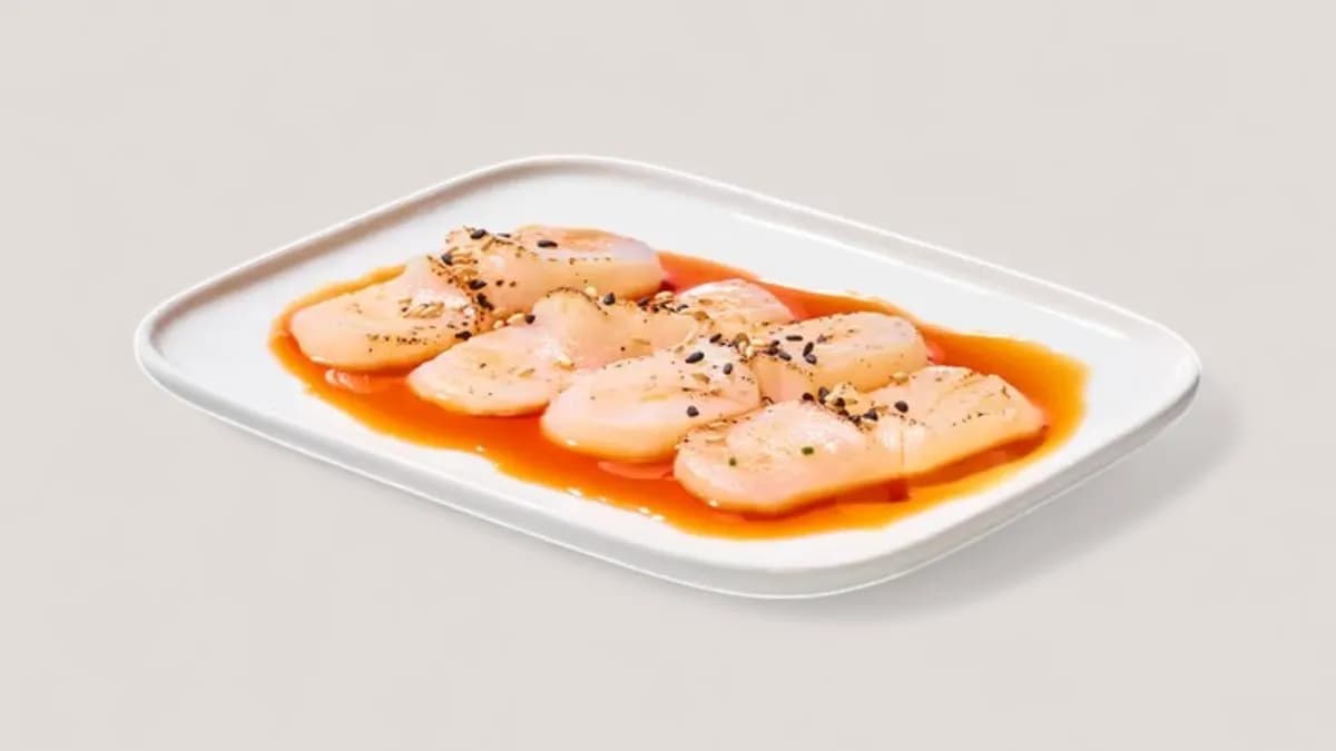Grilled scallop sashimi 4pcs