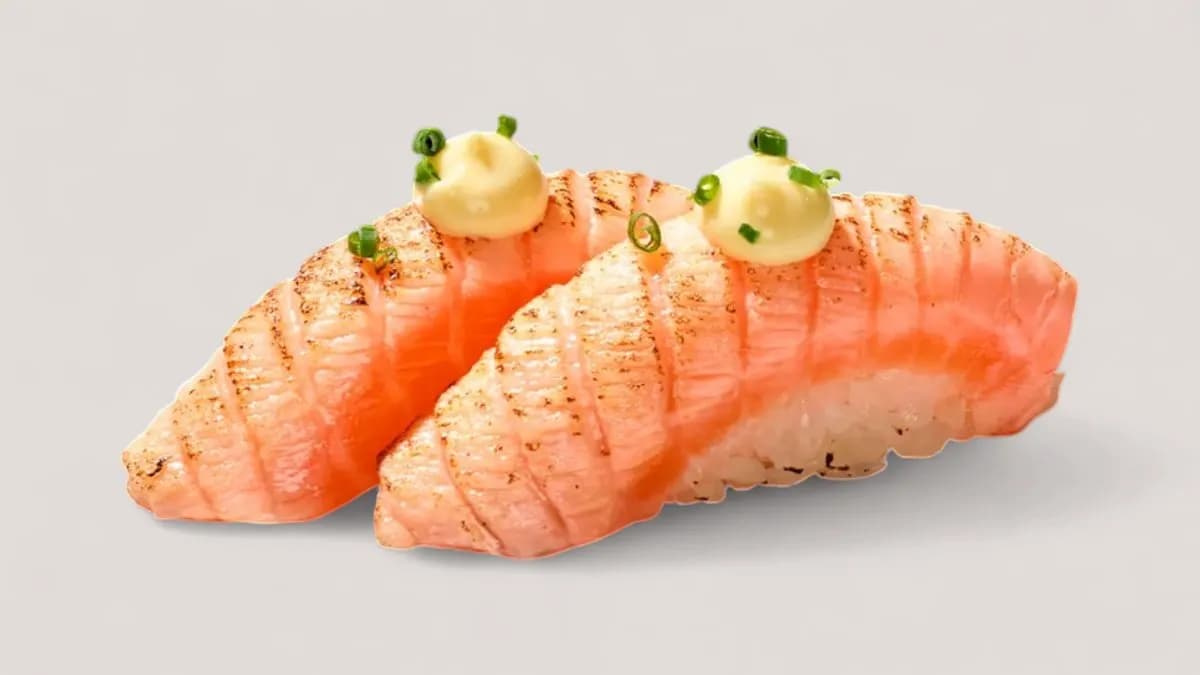 Grilled salmon nigiri 2 pcs