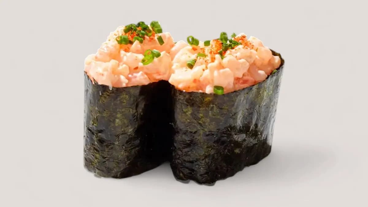 Chili prawn gunkan nigiri 2 pcs