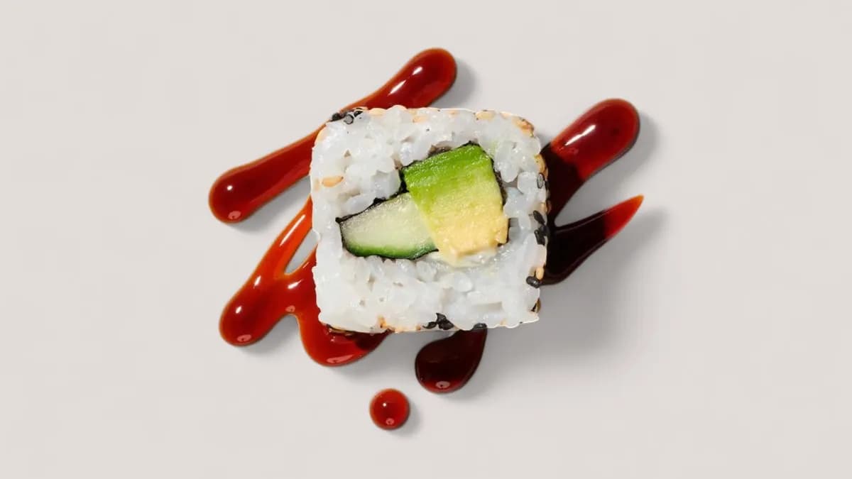 Vegan california maki 8pcs