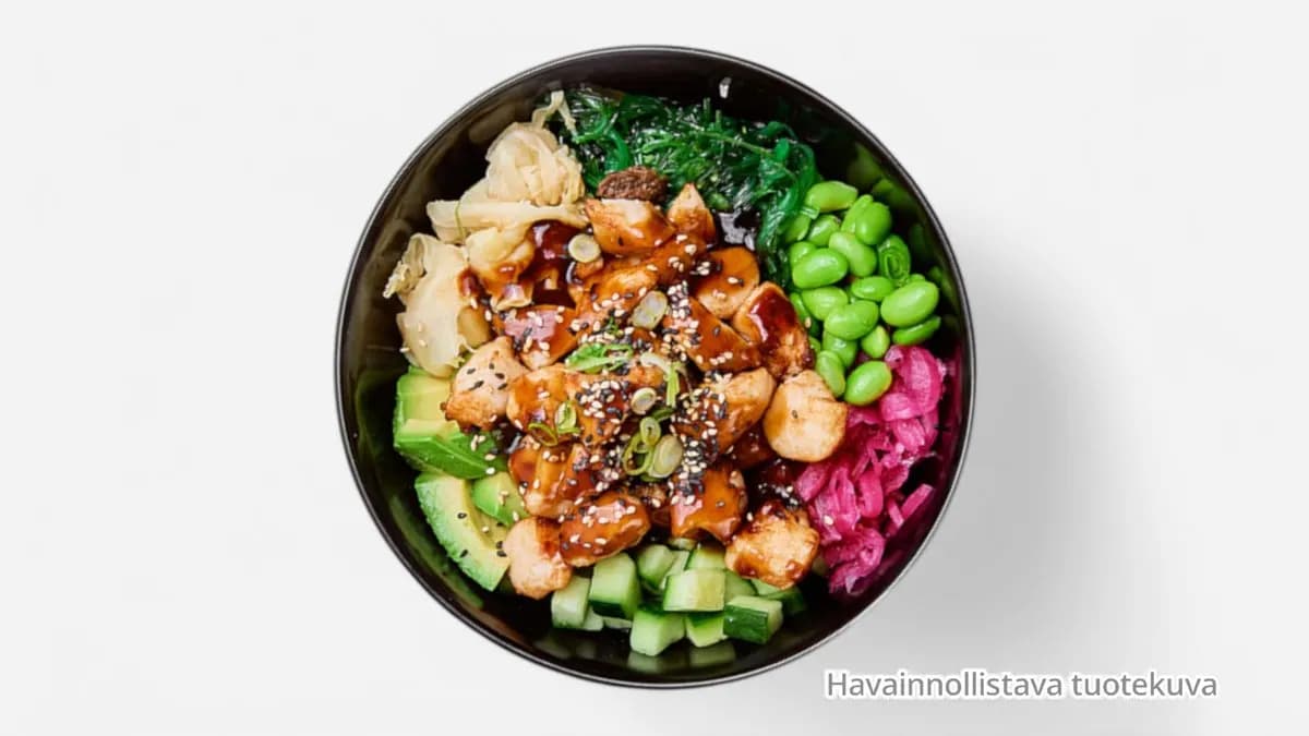 M7. Sushisama pokekulho, kana – Sushisama Chicken Poke Bowl