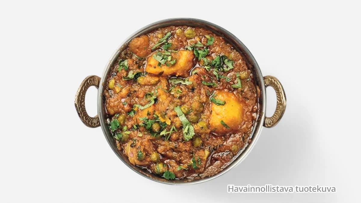 Alu chana saag masala (V, G, L, P)