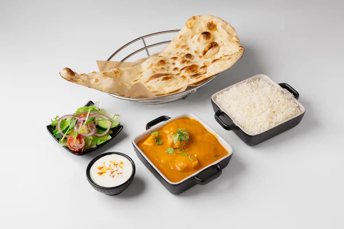 Mango Chicken Curry + Mango lassi