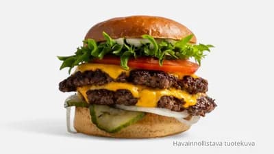 Tuplajuustoburger