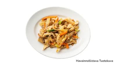 Paistettua kanaa valkosipulilla