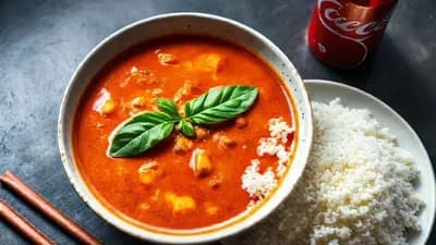 1. Red curry🌶️🌶️ + Free drink