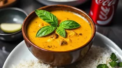 2. Yellow curry + Free drink