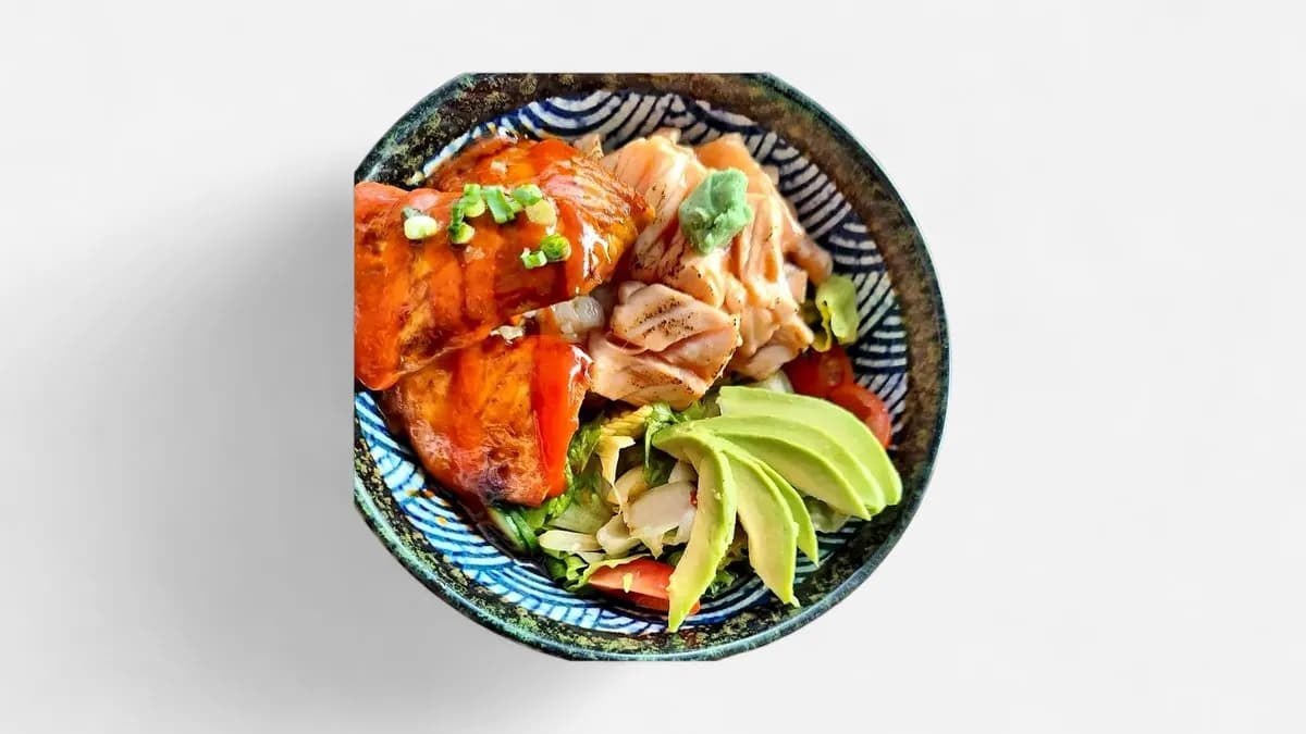 Lohi combo zuke ja teriyaki