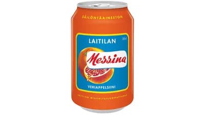 Laitilan Messina 0,33L veriappelsiininmakuinen limonaadi